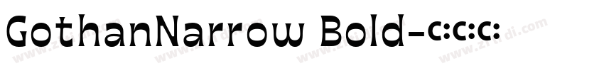 GothanNarrow Bold字体转换